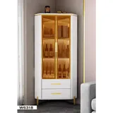 Vaisselier 190X90CM Blanc W6318 thumbnail 1