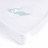 Protège-matelas coton imperméable hypoallergénique – Couleur Blanche thumbnail 1