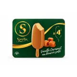 Sensation – Bâtonnets de glace Vanille & Caramel au Beurre Salé – 4 x 120 ml thumbnail 1
