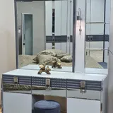 Chambre à Coucher Armoire 6 battants 6 pièces Gris Eftelya thumbnail 3