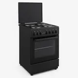 Cuisiniere Enduro 4FEUX 60X60 + Four Electrique Ventilo Tourbo Noir AFS6004EEBIT thumbnail 3