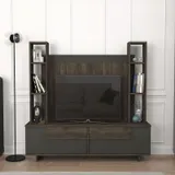 Table Téléviseur Murano TV Unit Cura-anthracite 1.80M T718 Gris thumbnail 1