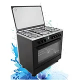Cuisiniere A Gaz Gehot 5 Feux 90X60 Noir FE9502GB2D thumbnail 1