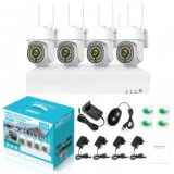 Kit Caméras IP WiFi 4CH 5G PTZ 3MP avec Écran 10" thumbnail 1