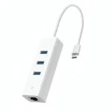 Hub USB Type-C 3 ports avec adaptateur Ethernet thumbnail 1
