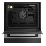 Cuisinière Beko 4 Feux A Gaz avec four électrique 60x60 Multifonction Acier Inoxydable Full Option FSE62110DX thumbnail 3
