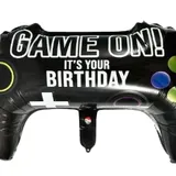 Ballon en forme de manette de jeu, ballon décoratif d'anniversaire créatif,4 pièces thumbnail 1