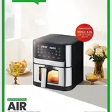 Air Fryer Yaki 8 litres Multifonction Digital Noir Gris YA810DSV01S thumbnail 2