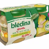 BLEDINA - Mon 1er petit pot - Dessert poires dès 4 mois - 2x130g thumbnail 1