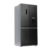 Refrigerateur Finix Side By Side 620L 4PORTES Nofrost Avec Fontaine Gris 620 thumbnail 1