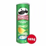 PRINGLES  - Chips saveur crème oignon - 165G thumbnail 1