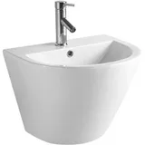 Lavabo suspendu BG-016 en céramique blanc thumbnail 3