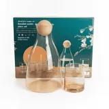 Ensemble Esthétique – Carafe et 6 Tasses en Verre Borosilicate thumbnail 1