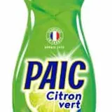 PAIC - Liquide Vaisselle Citron Vert 750ml - Efficace contre la graisse, parfum frais et fruité thumbnail 1