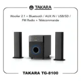 Enceinte Bluetooth Takara TG-8100 avec Télécommande thumbnail 1
