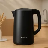 Bouilloire Yaki 2.5LITRES Electrique Noir YK25P01 thumbnail 1