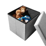 LIVARNO - Pouf coffre petit modèle avec espace de rangement thumbnail 1