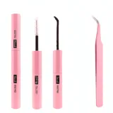 Kit d'extension de cils avec colle et scellant et outil applicateur thumbnail 1