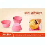 Moules à Cupcakes Decakila en Silicone FDA thumbnail 3