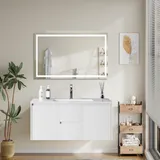 Meuble Salle de bain avec miroir led F-5039 thumbnail 1