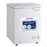 Congelateur Sharp Horizontal 130LITRES Blanc SCF-K130X-SL2 thumbnail 1