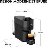 Machine à Cafe Nespresso Delonghi Vertuo Noir ENV90B thumbnail 4