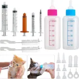 DONQL – Kit Biberons Chiot & Chaton avec 8 Tétines 60 ml (x2) thumbnail 1