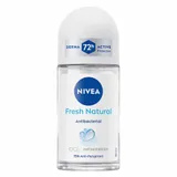 Nivea - Fresh Natural Antibacterial - 72 h Anti-Perspirant Roll-On – 50 ml thumbnail 1
