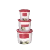 Lot de 3 Boîtes de Conservation Rondes Decakila thumbnail 1
