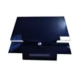 Hotte De Cuisine Technolux Casquette Avec Sortie 60X60 Verre Noir TCX-6CH2G thumbnail 1