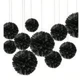 Pompons en papier décoratifs pour la fête d'Halloween thumbnail 1