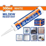 Mastic Silicone Acétique Anti-Moisissure Blanc 300ml thumbnail 3