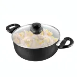Casserole 24pouces noir - Induction et Antiadhésif thumbnail 3