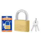 Cadenas en Laiton Massif 50mm avec 3 Clés - WPD1450 thumbnail 1