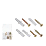 Kit 120 Vis et Chevilles - Assortiment Multitaille thumbnail 1