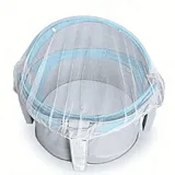 Moustiquaire à 360° pour poussette bébé ; moustiquaire couvre-poussette universelle et épaisse anti-insectes thumbnail 1