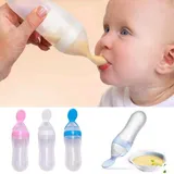 Biberon Silicone Tout-petit bébé avec une cuillère 90 ml thumbnail 1