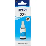 Bouteille d'encre Epson 664 cyan (C13T66424A), 70 ml, 6 500 pages thumbnail 1