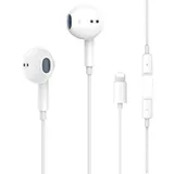 Écouteurs Filaires Lightning pour iPhone avec Micro et contrôle du Volume thumbnail 1