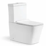 La chaise anglaise à deux pièces à chasse directe 1048A en céramique, coloris blanc thumbnail 1
