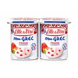 ELLE & VIRE - Yaourt Mon Grec à la Fraise - 125 g thumbnail 1