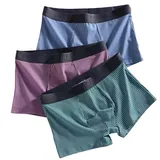 Lot de 3 Boxers pour Homme en Coton Respirant – Sous-vêtements Confortables thumbnail 1