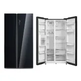 Refrigerateur Midea Side By Side 2PORTES 710LITRES Noir 710FGF22 thumbnail 4