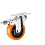 Roulette Pivotante à Frein 4" (100mm) 130kg - WJL2343 thumbnail 1