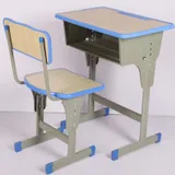 Table et chaise ergonomiques pour enfants Table d'étude et chaise inclinables-TSV thumbnail 1