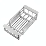 Égouttoir Vaisselle Extensible Inox pour Évier Cuisine – Séchage Rapide thumbnail 1