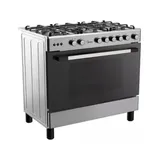 Cuisiniere Midea 5FEUX 90X60 A Gaz Inox 90LMG5G0281 thumbnail 1