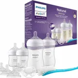 PHILIPS AVENT -  Kit biberons pour nouveau-né – 4 biberons, 2 tétines, sucette ultra-douce et goupillon, 0-12 mois thumbnail 1