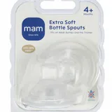 MAM - Tétines Pour Biberon - 2 pièces ultra-douces pour bébé - 4 mois et plus thumbnail 1