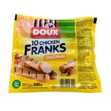 Doux 10 saucisses poulet original 340g thumbnail 1